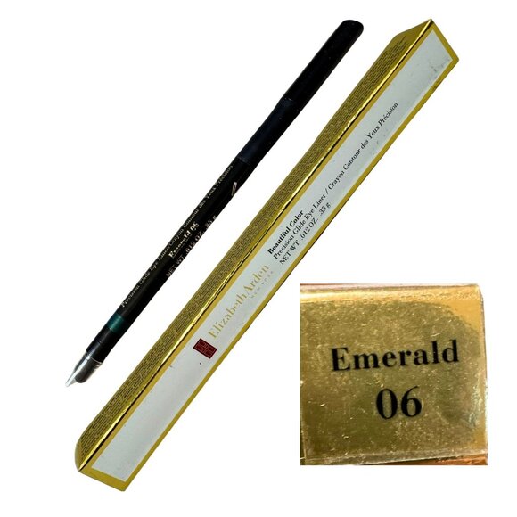 Elizabeth Arden Emerald 06 Beautiful Color Precision Glide Eye Liner Pencil - Picture 2 of 4